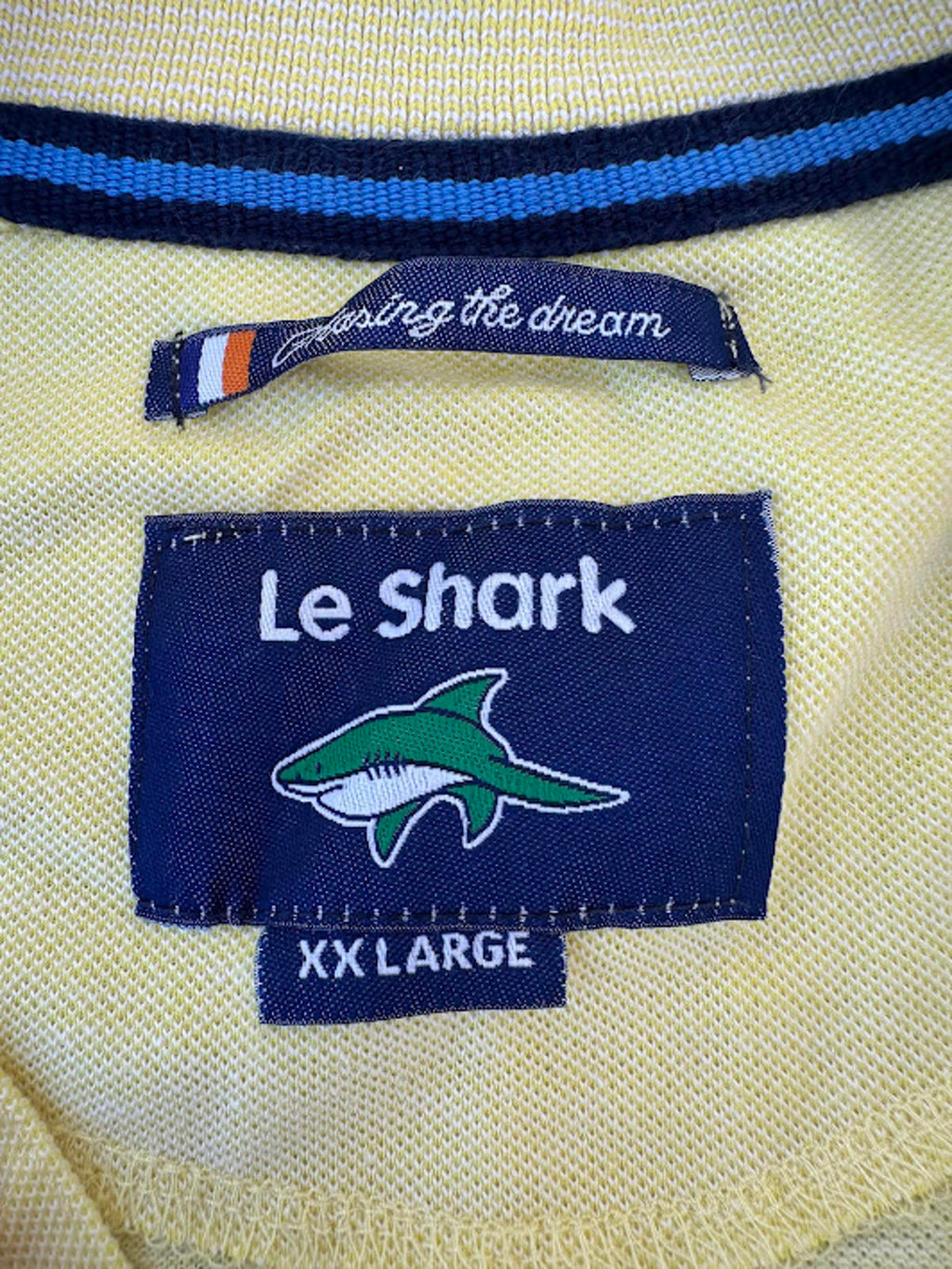 Le Shark Yellow Polo Shirt XXL