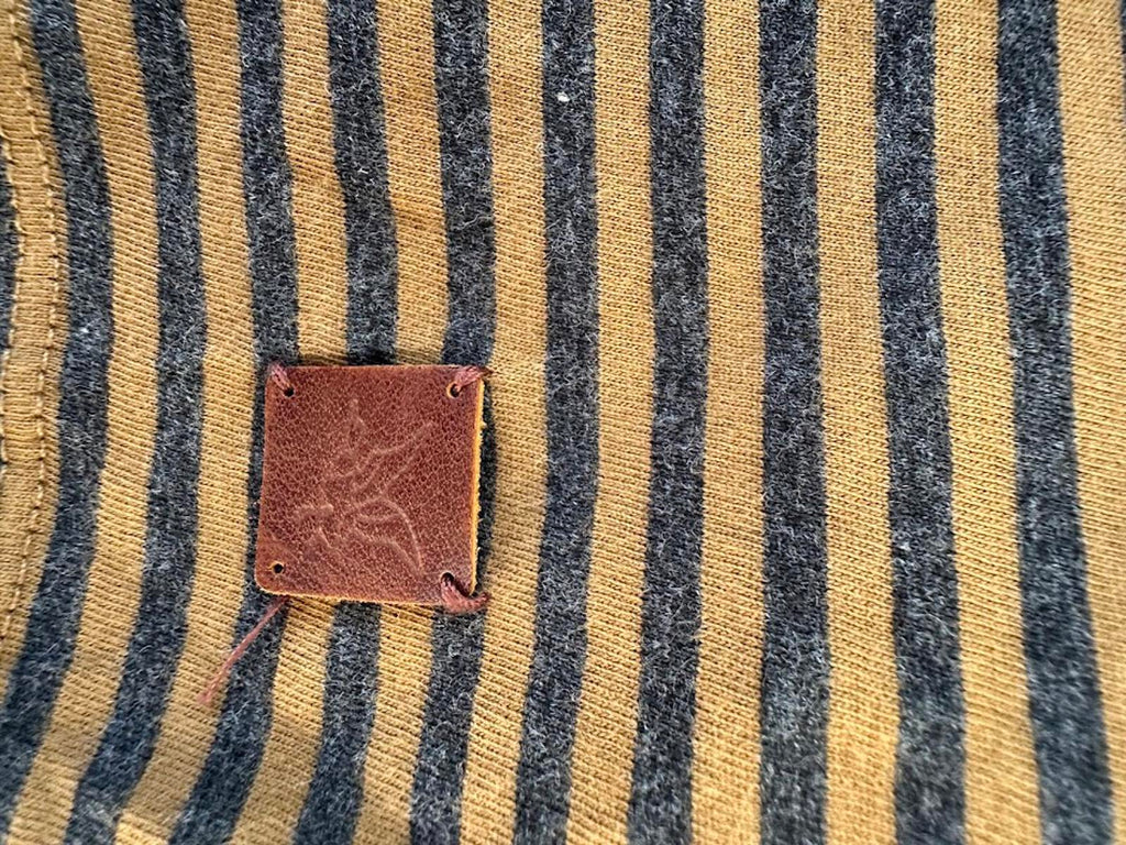 Charles Chevignon Stripe Polo Brown Navy L