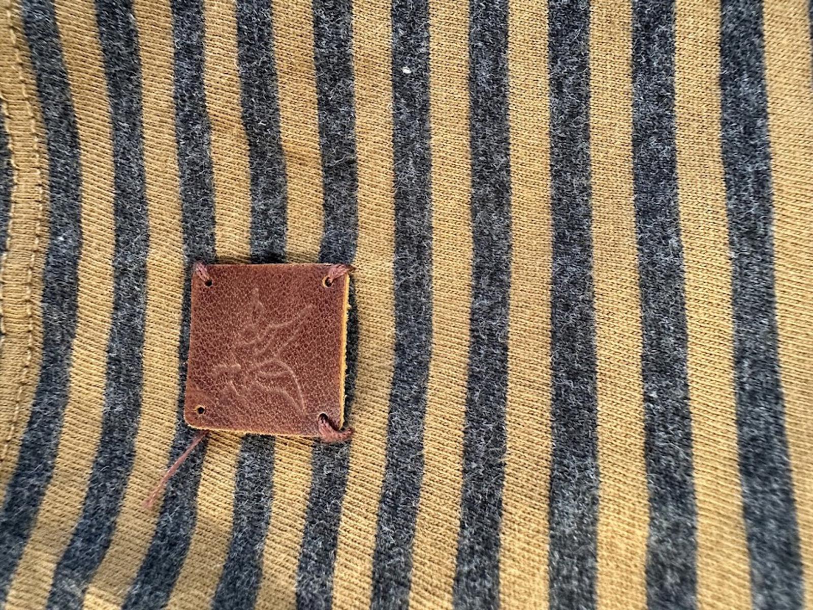 Charles Chevignon Stripe Polo Brown Navy L