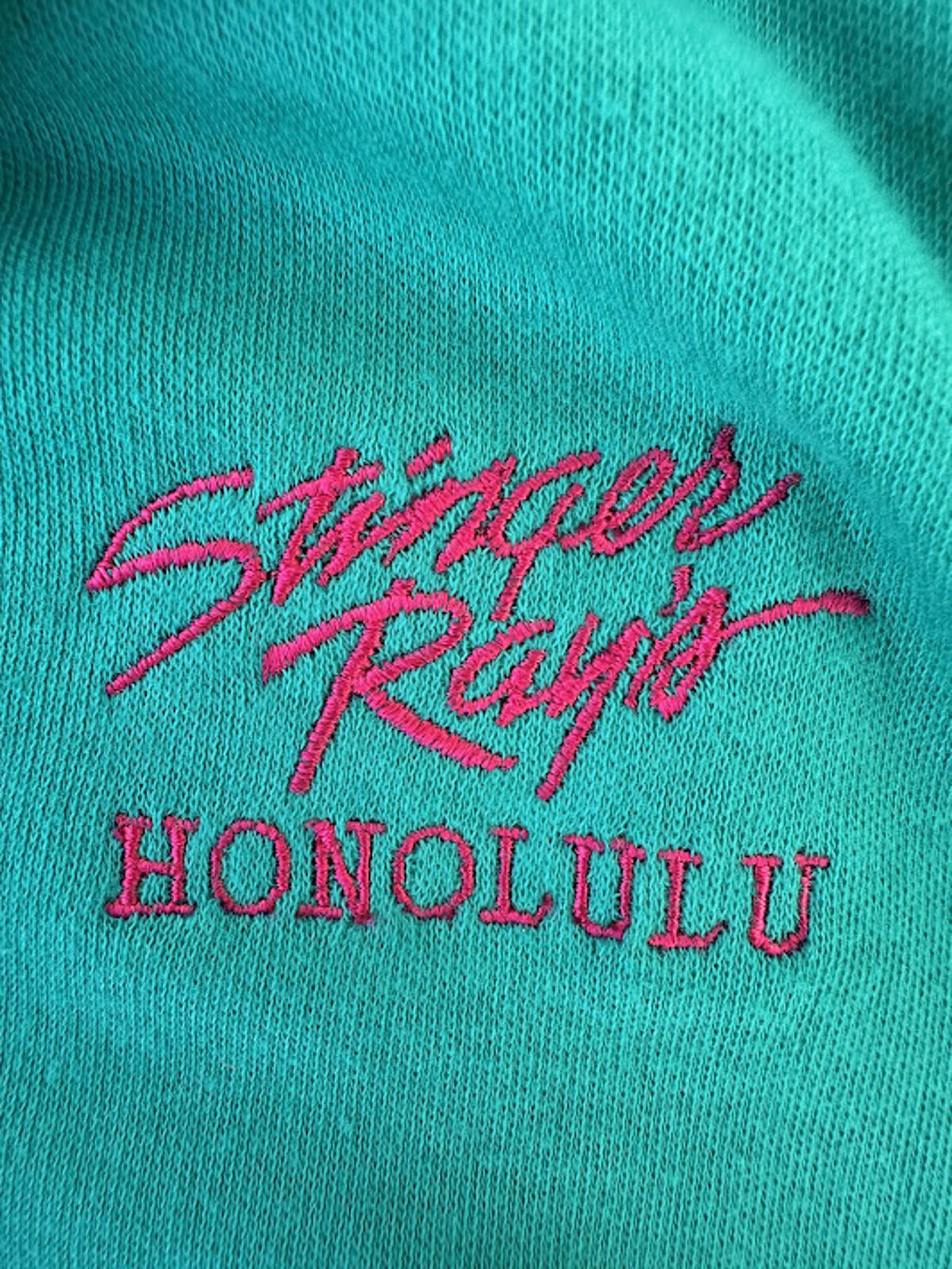 Vintage Stinger Rays Honolulu Polo USA S
