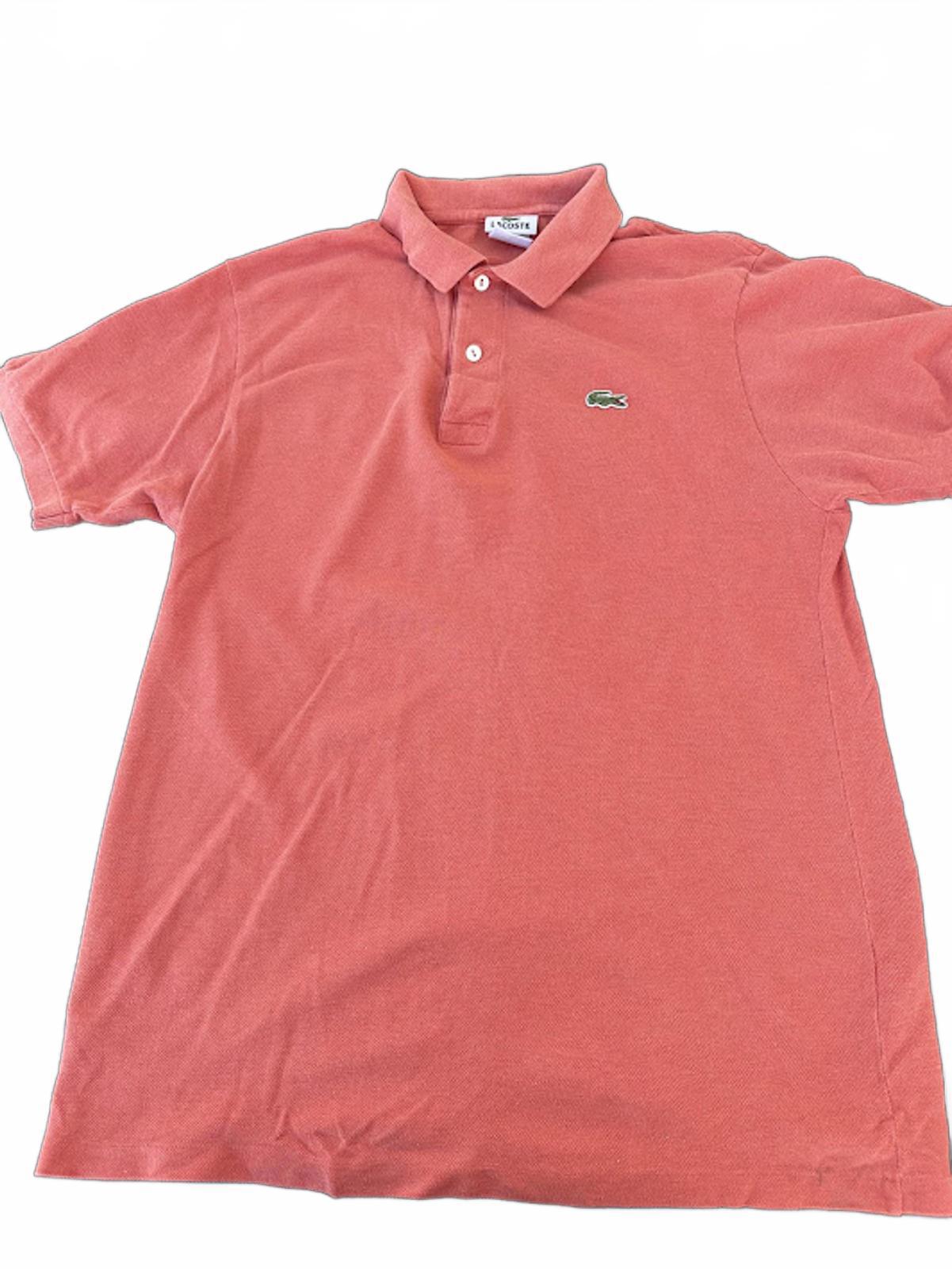 Lacoste Salmon Polo Shirt Small Classic Fit