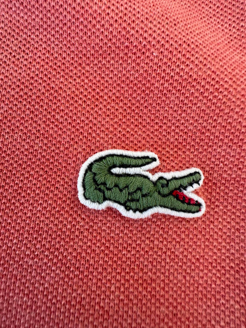 Lacoste Salmon Polo Shirt Small Classic Fit
