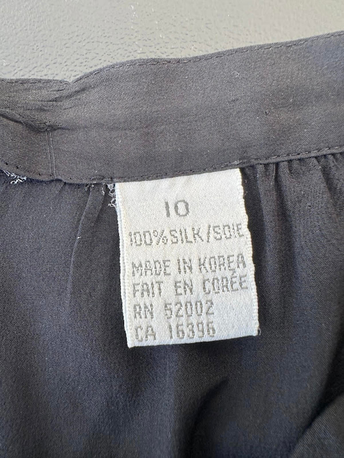 Liz Claiborne Silk Skirt Gray Size 10