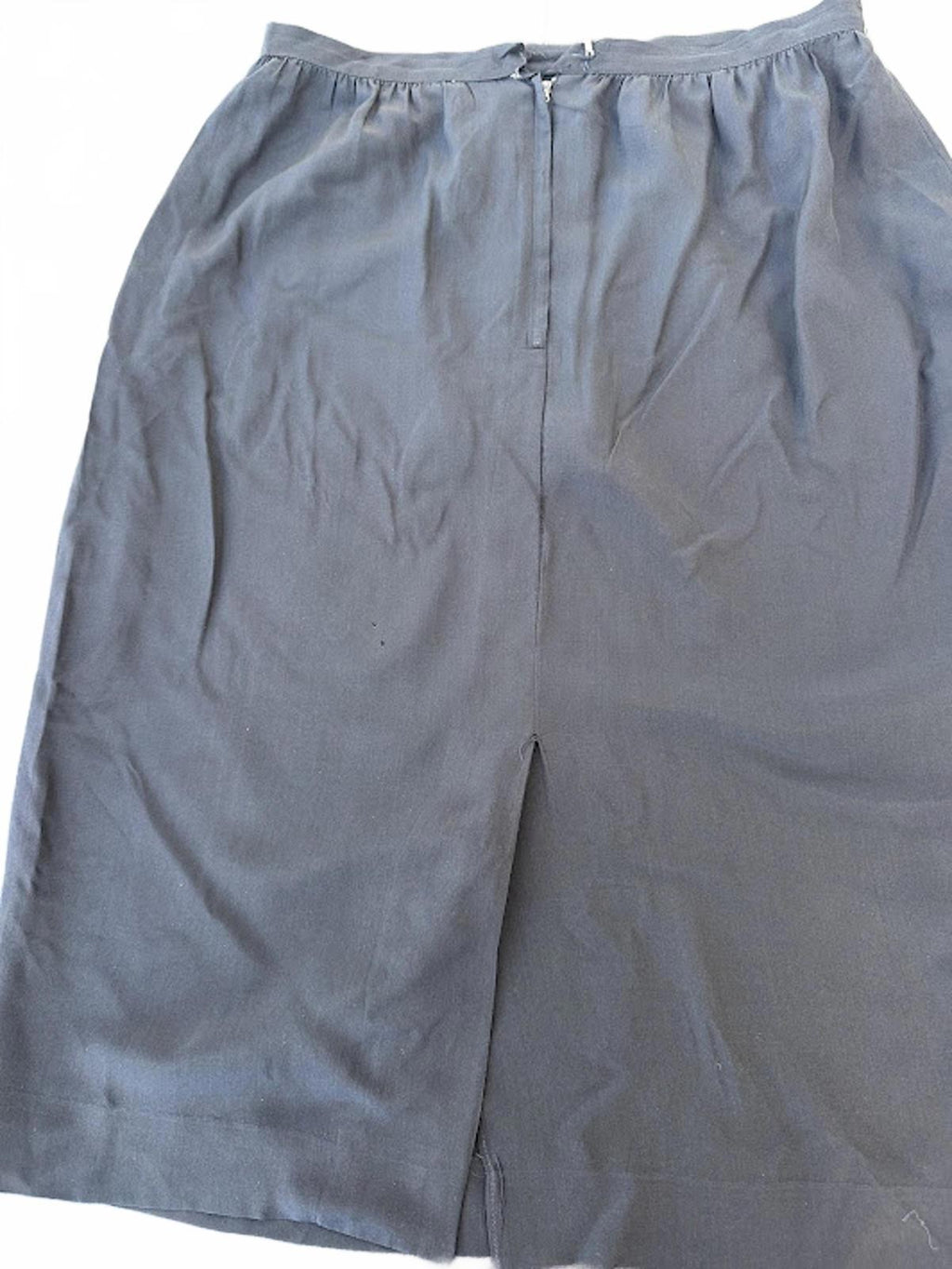 Liz Claiborne Silk Skirt Gray Size 10