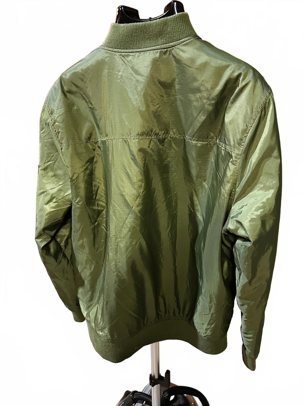 Five Four Timor Olive Bomber Jacket Men’s Large NWT Nylon Quilted MA-1 Style