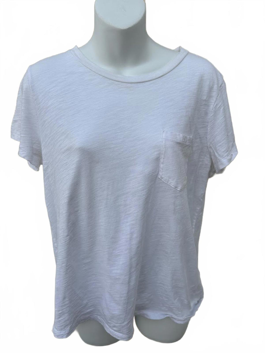 Madewell White Pocket Tee Size L Cotton