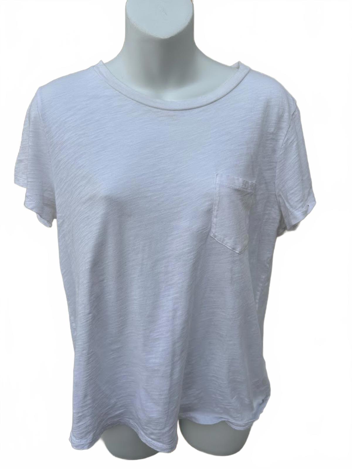 Madewell White Pocket Tee Size L Cotton