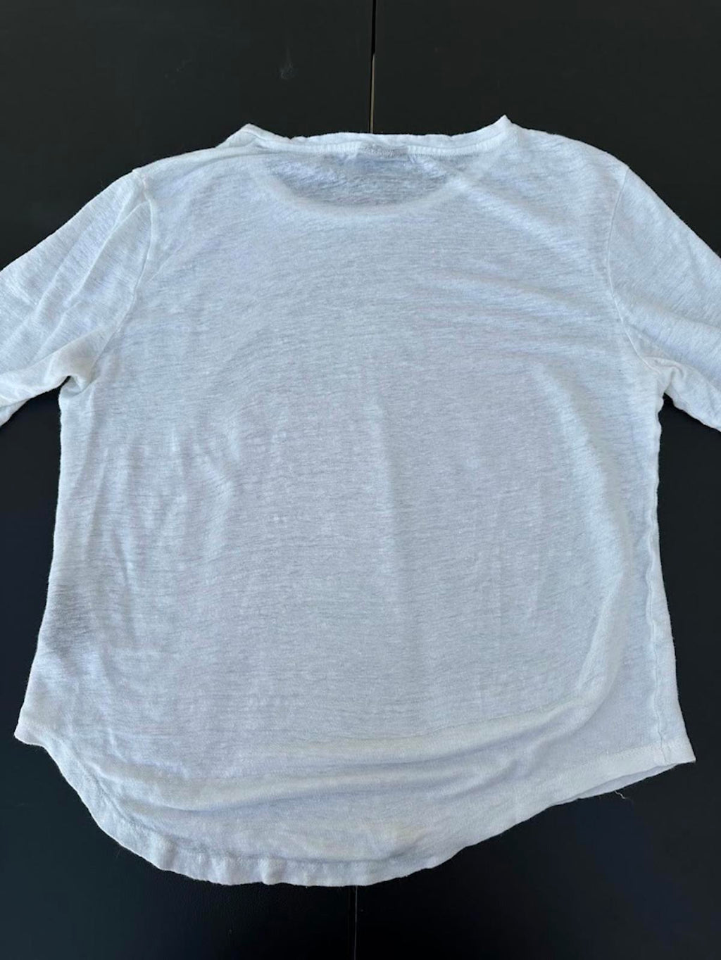 Who What Wear Linen White Top L Lightweight