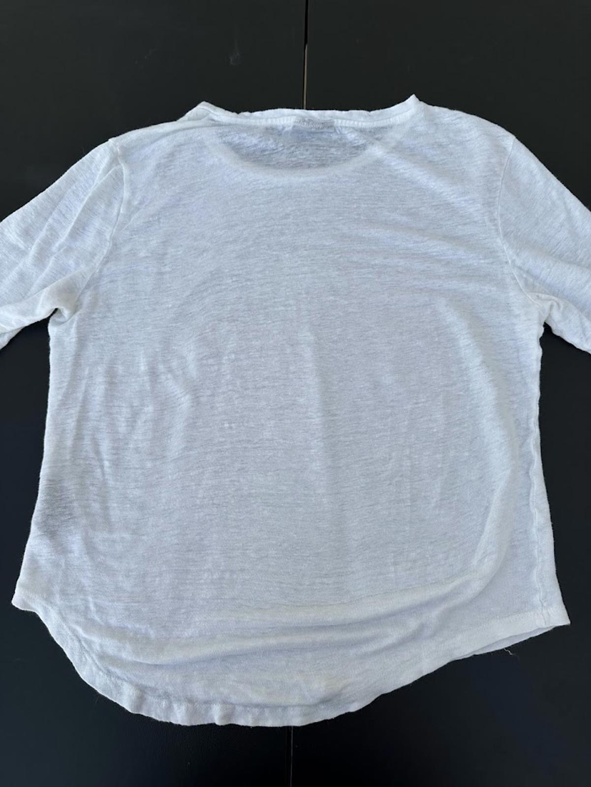 Who What Wear Linen White Top L Lightweight