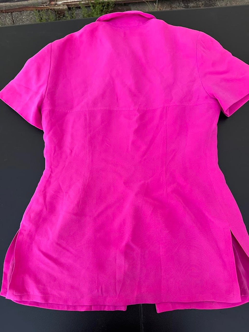 Pat Argenti Pink Silk Blouse Size 6