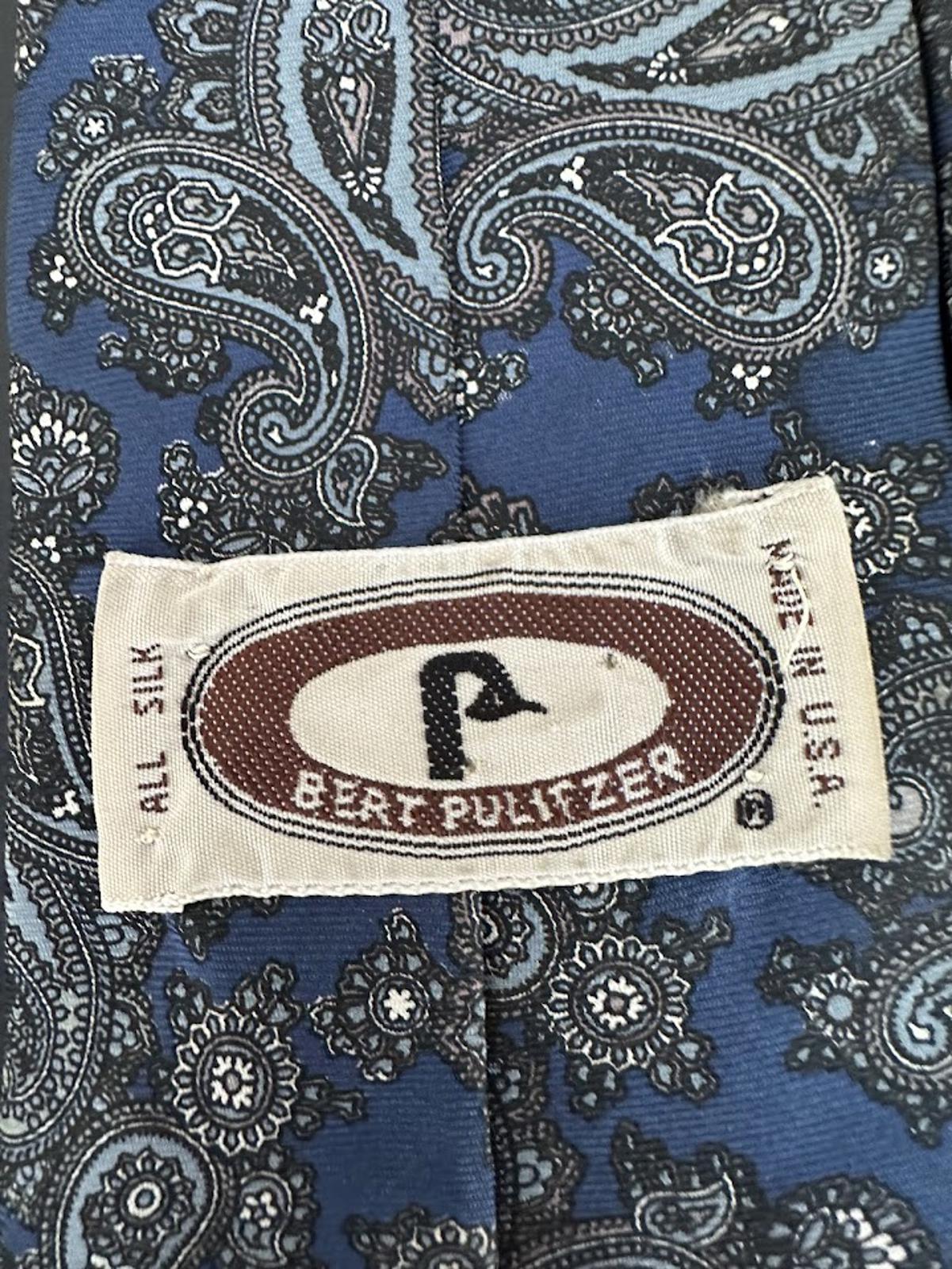 Vintage Silk Skinny Tie Bundle Paisley Set