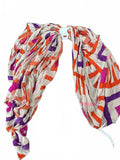 Michael Stars Viscose Scarf Abstract Print