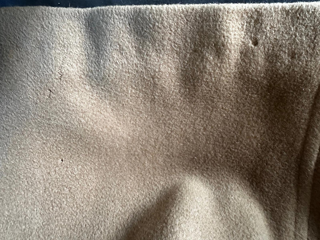 Vintage 1950s Camel Cashmere Overcoat 100% Pure Cashmere