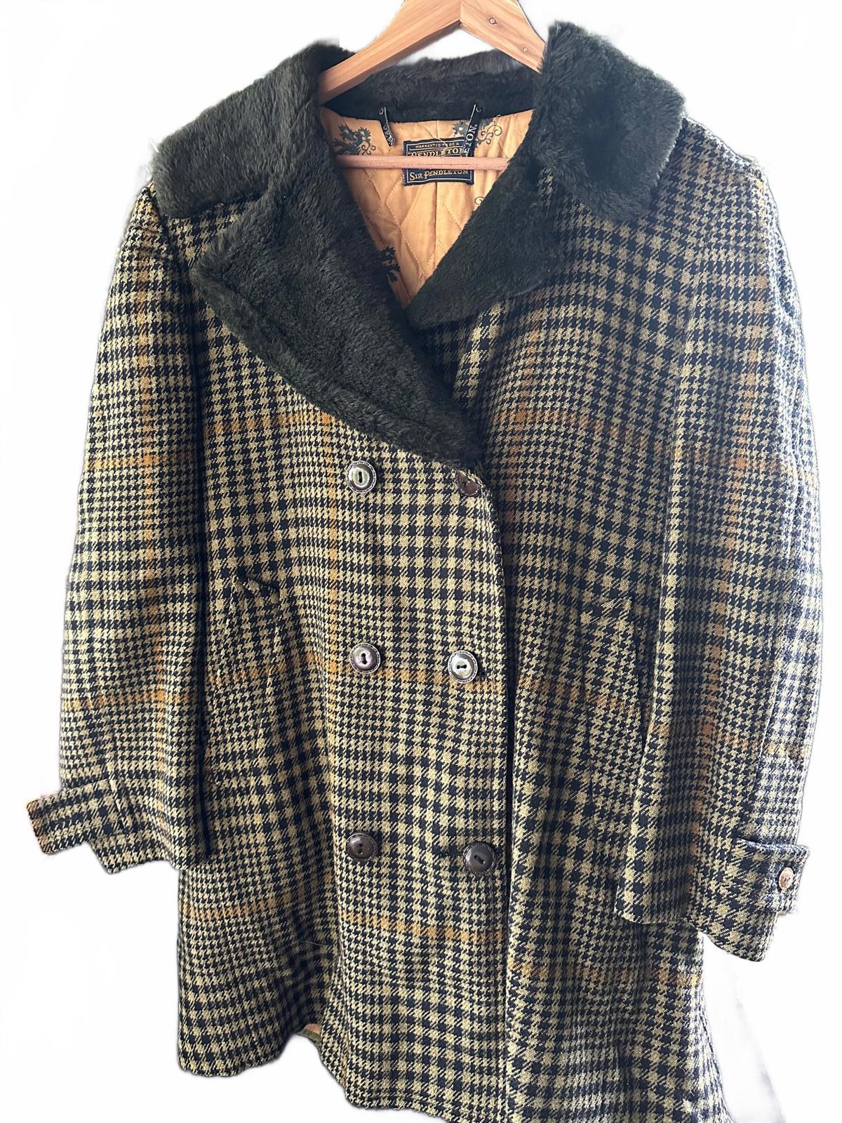 Vintage 60s Pendleton “Sir Pendleton” Wool Overcoat USA