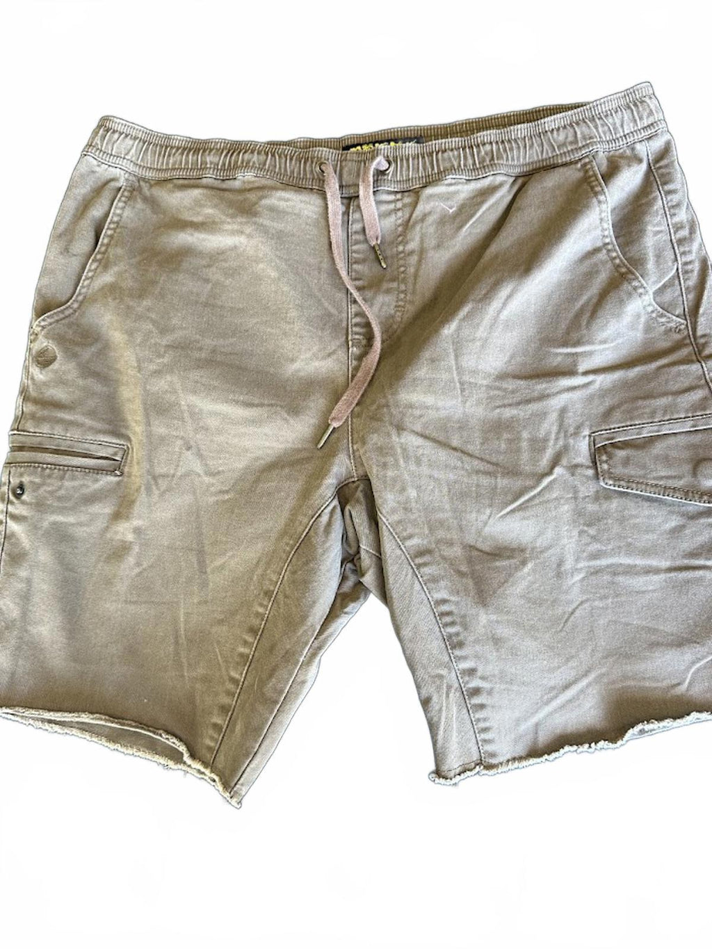 Crash Cargo Shorts XL Distressed Cutoff