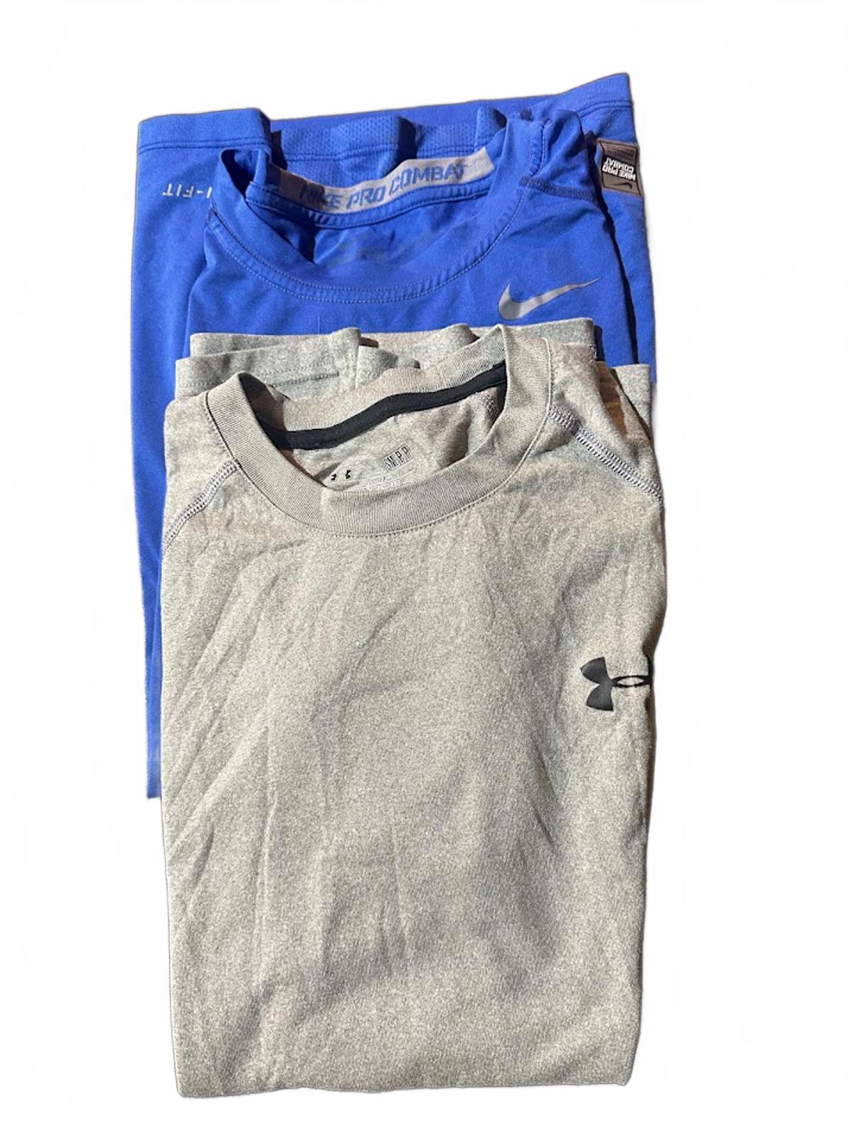 Nike Pro & Under Armour Shirts Small/Medium Bundle