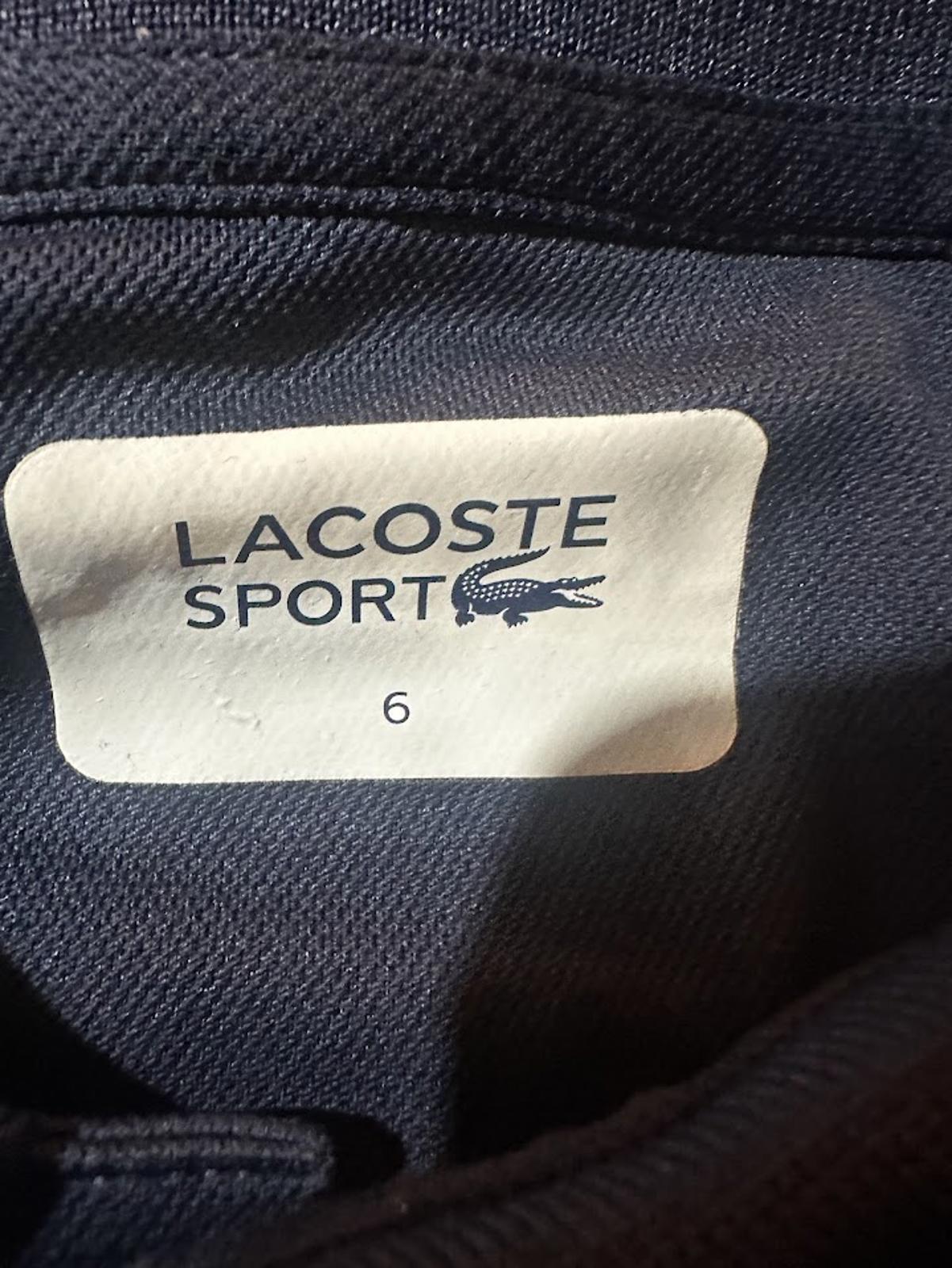 Lacoste Sport Polo Shirt Size 6 Navy