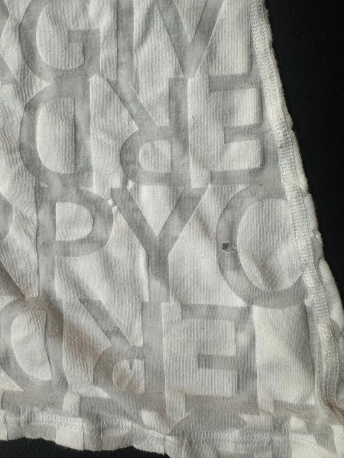 Lululemon White Textured Logo Tee Top