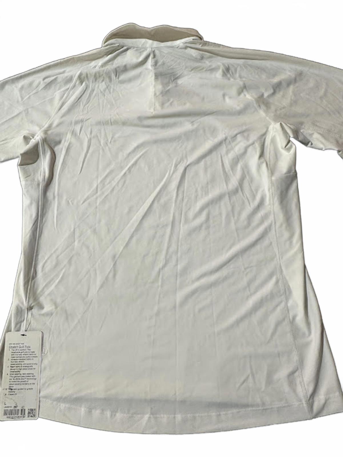 Lululemon Stretch Golf Polo White Large