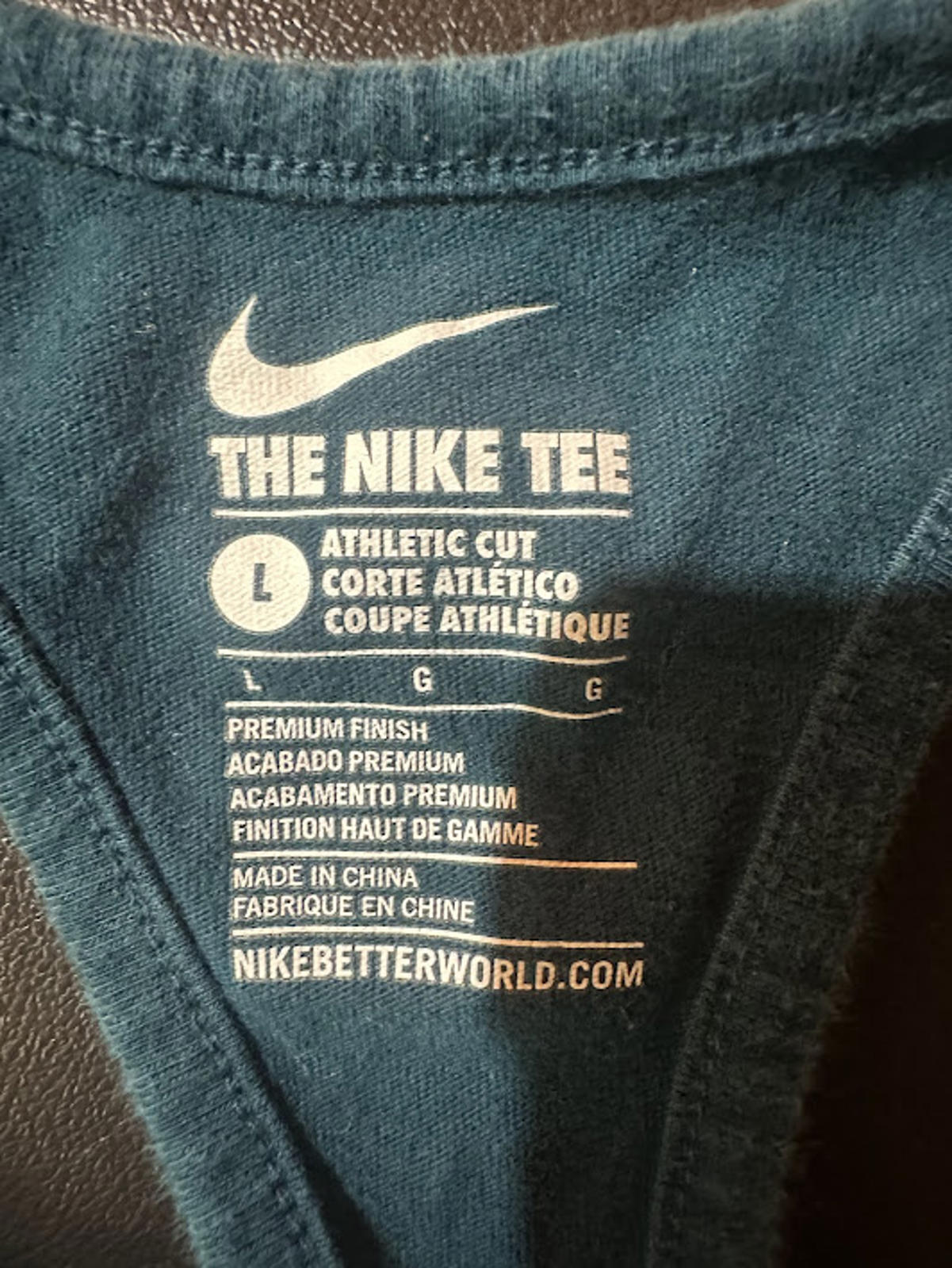 Nike Ombre Racerback Tank Blue White Large