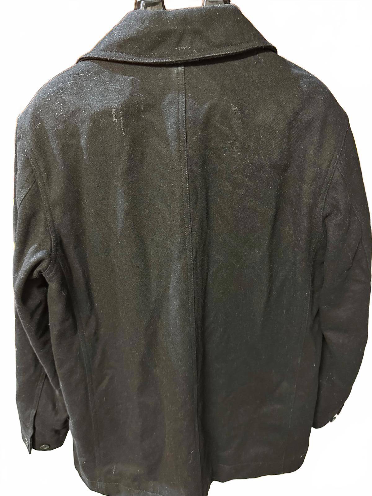 Banana Republic Wool Blend Car Coat Black Small Philippines Mid-Length Button