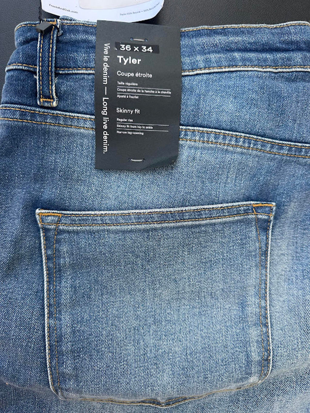 Frank And Oak Tyler Slim Jeans 36x34 NWT
