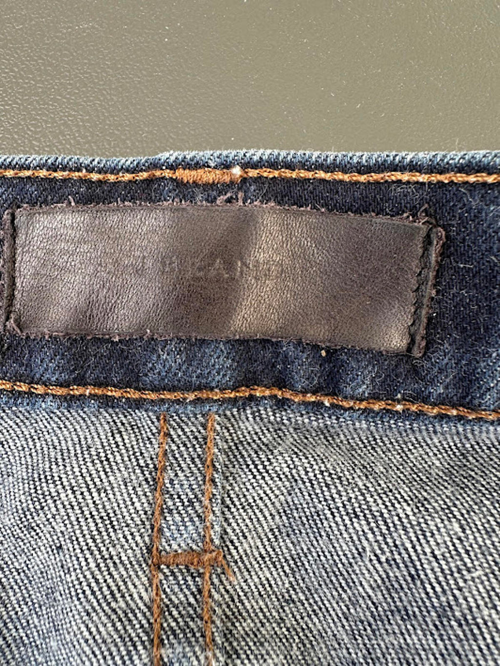 J Brand Resin Coated Jeans 36x32 Slim Dark