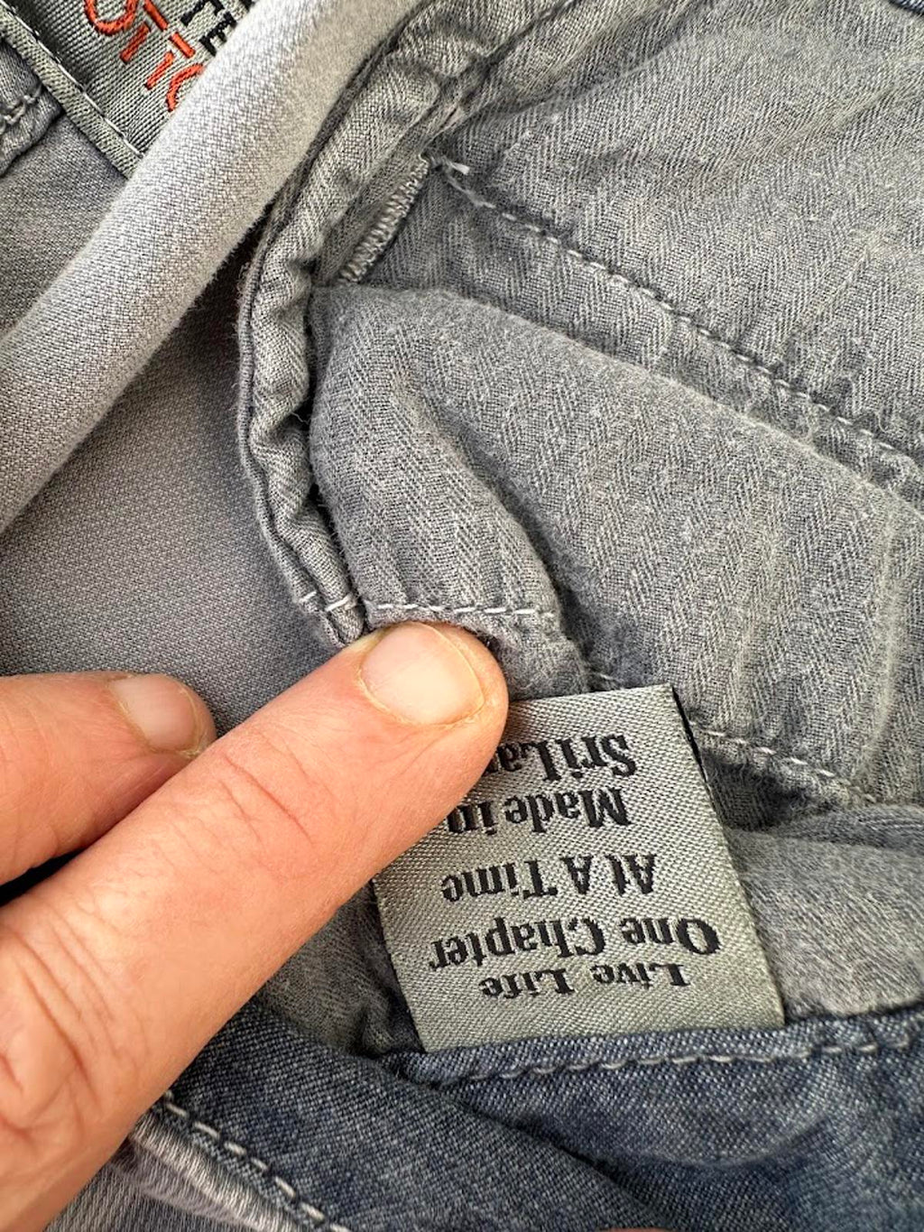 Paperbacks Cotton Shorts Faded Gray Vintage Style