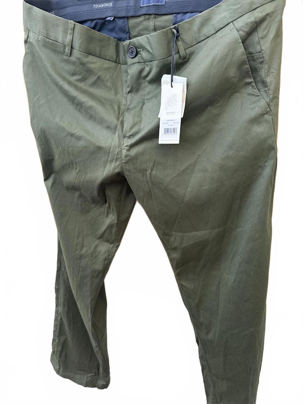 7 Diamonds Olive Performance Pants 36x30 NWT
