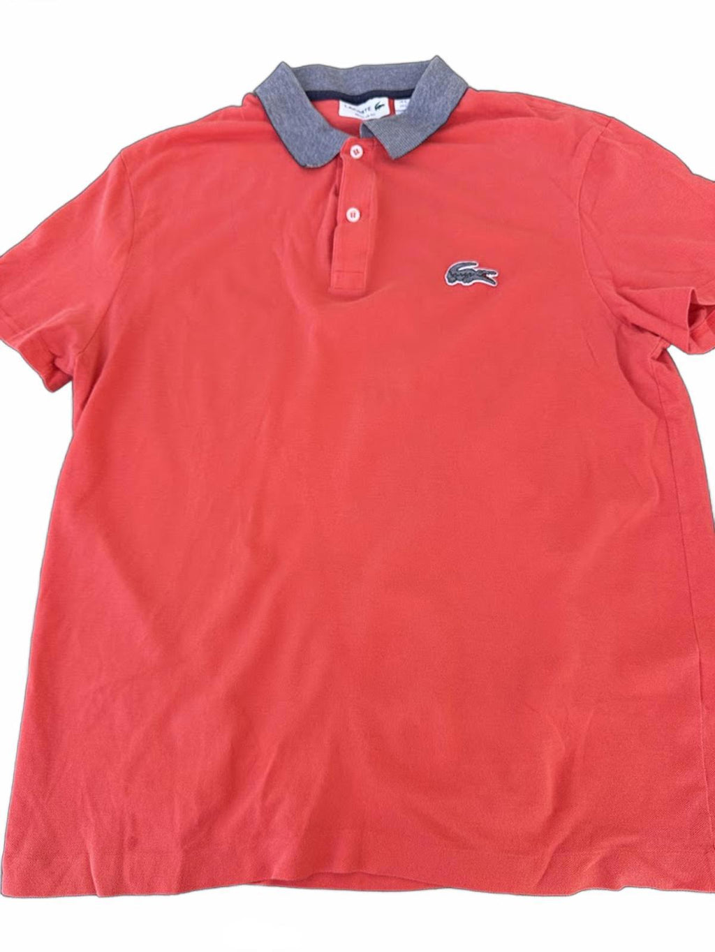 Lacoste Polo Shirt Bundle Men’s L  Salmon and green