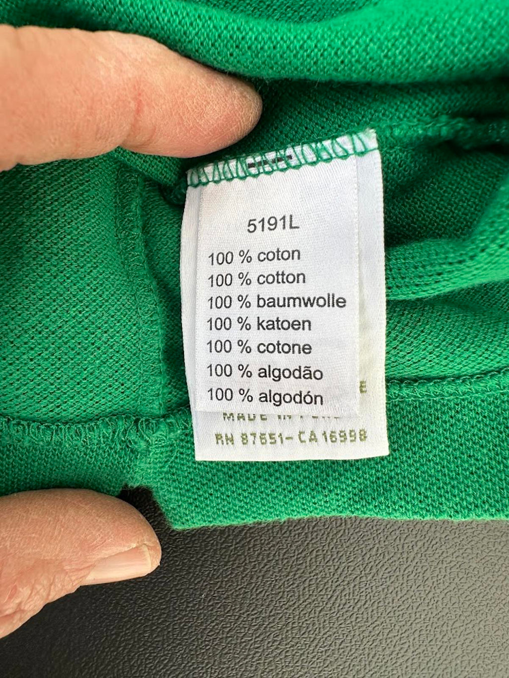 Lacoste Polo Shirt Bundle Men’s L  Salmon and green