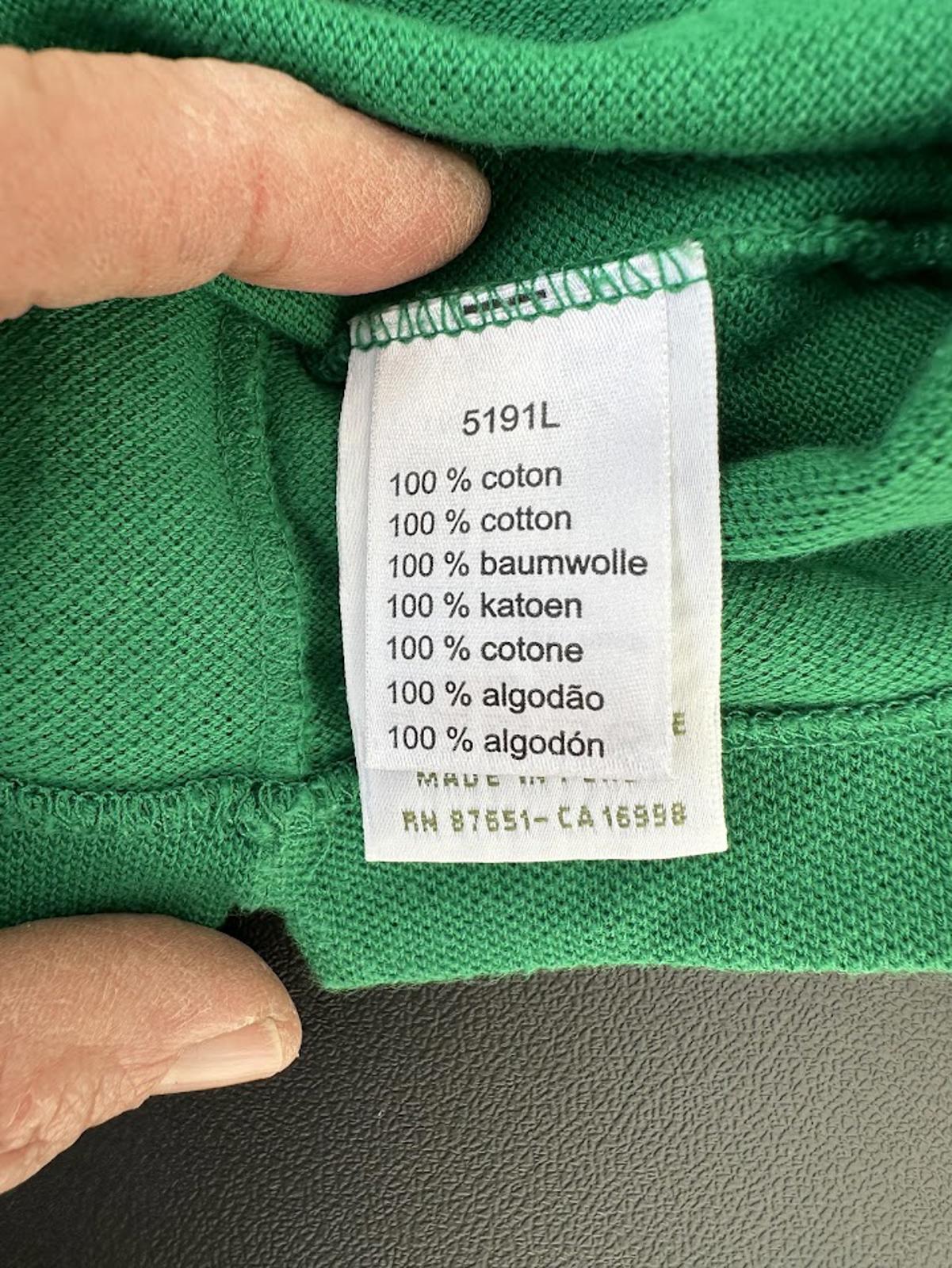 Lacoste Polo Shirt Bundle Men’s L  Salmon and green