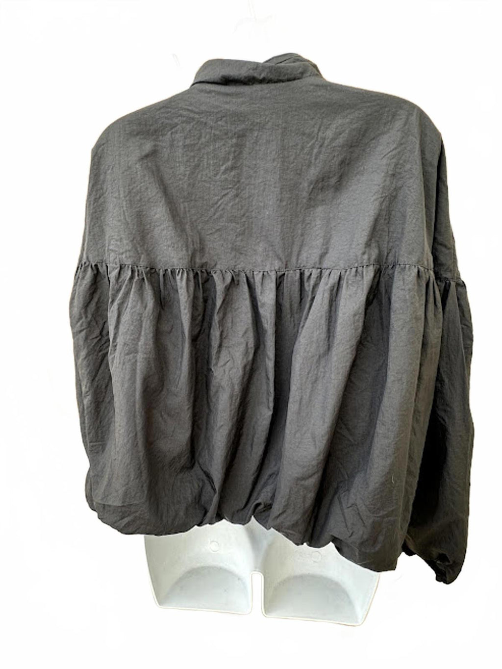 Free People Cropped Windbreaker Black Lined