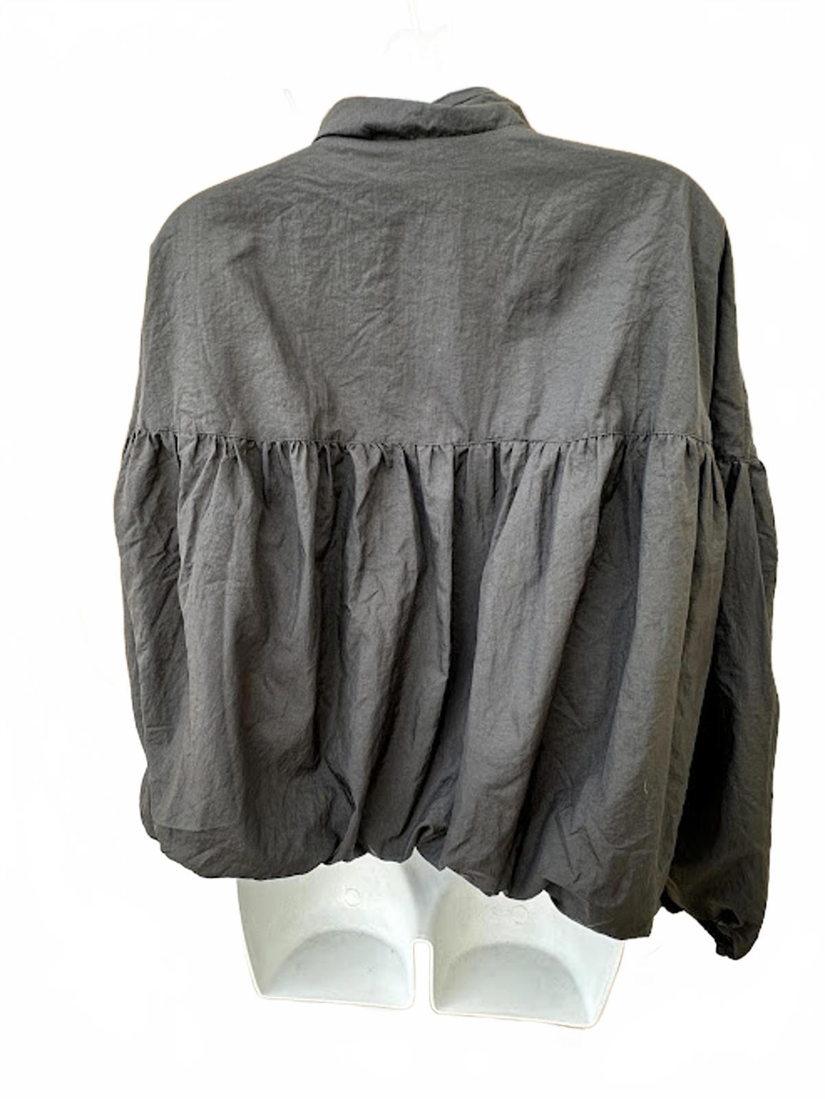 Free People Cropped Windbreaker Black Lined