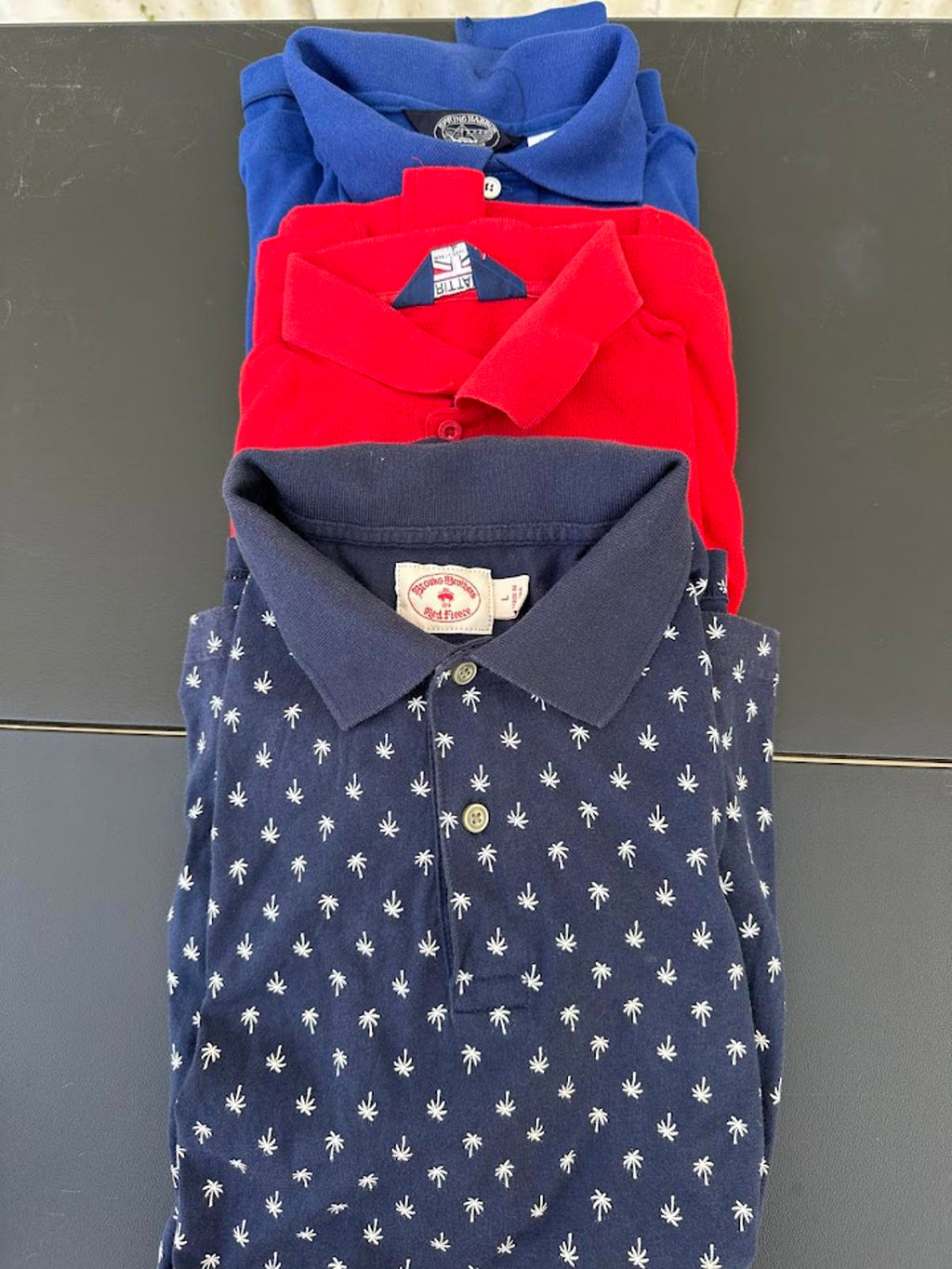 3 Polo Bundle Brooks Brothers/ Brittania/spring harbor Large