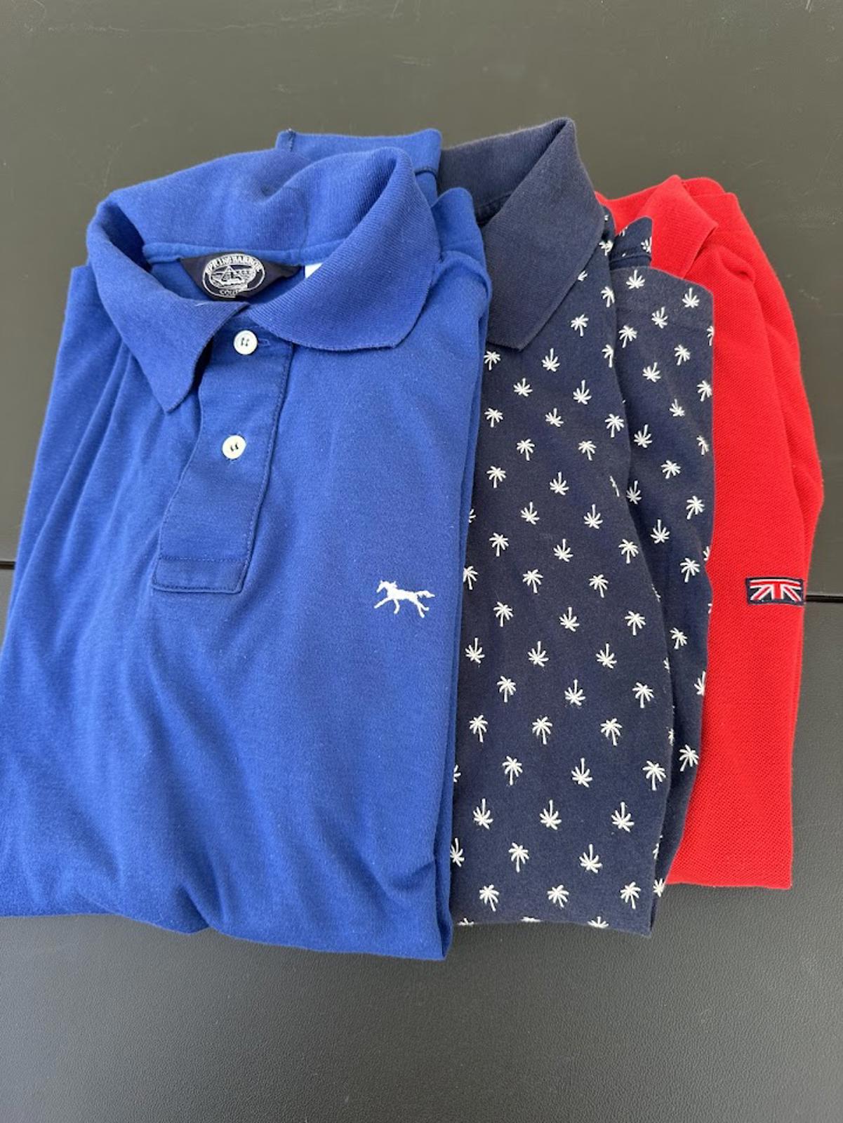 3 Polo Bundle Brooks Brothers/ Brittania/spring harbor Large