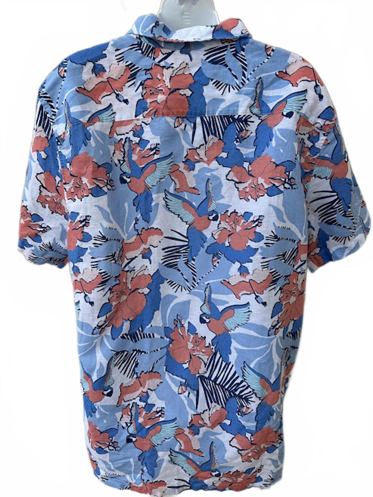 2pc Nautica & Ocean Current Hawaiian Shirt Bundle