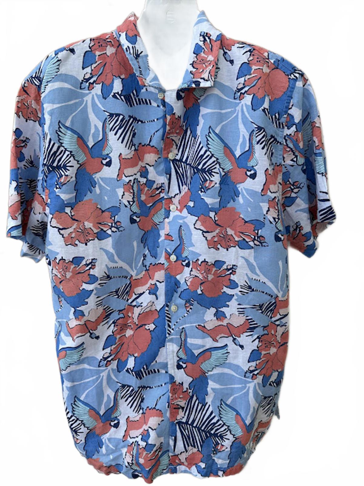 2pc Nautica & Ocean Current Hawaiian Shirt Bundle