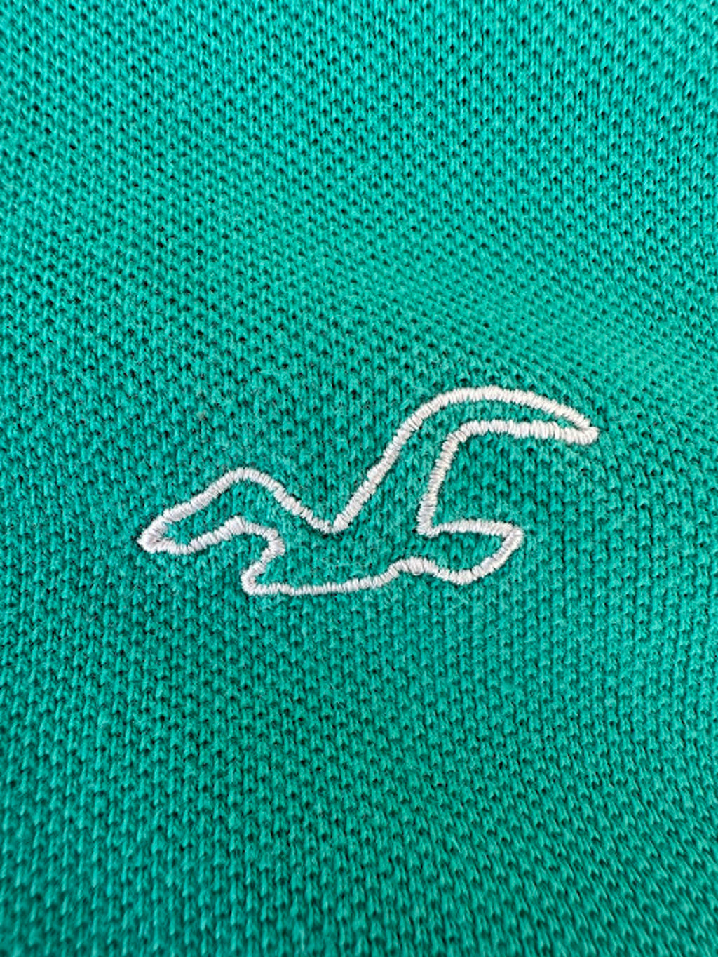 Hollister Green Polo Shirt XXL Logo