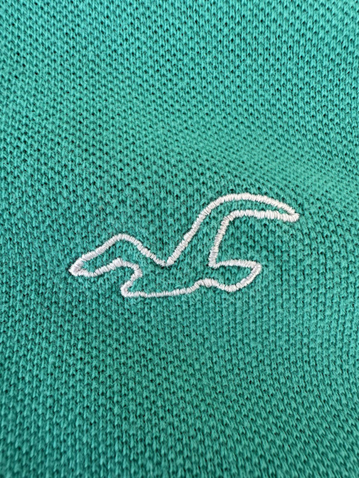 Hollister Green Polo Shirt XXL Logo