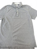Billy Reid Gray Polo Shirt Made in Peru M