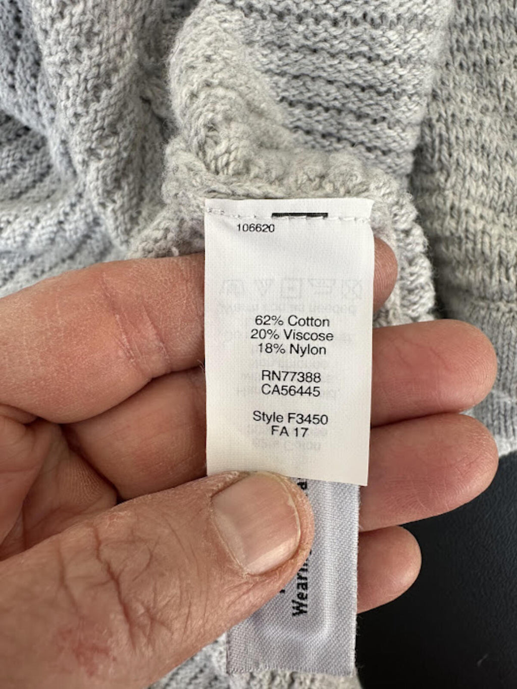 Madewell Gray Knit Open Cardigan XXS
