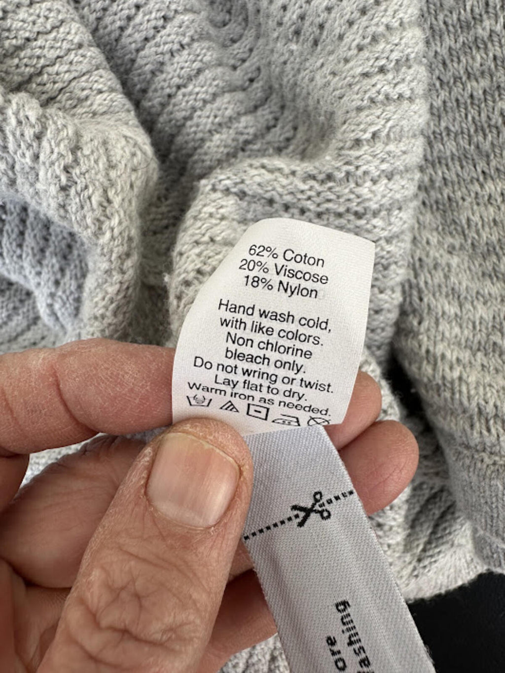 Madewell Gray Knit Open Cardigan XXS