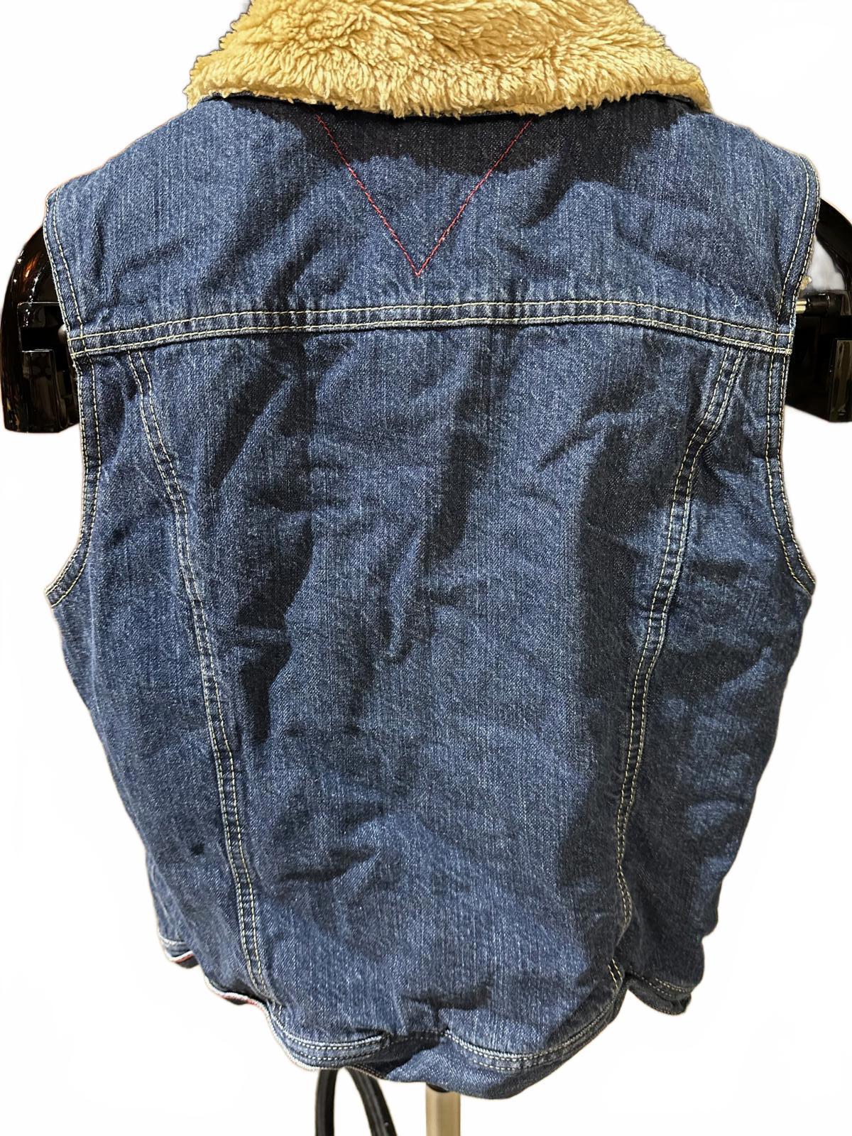 Tommy Hilfiger Jeans Sherpa Denim Vest Women’s M Turkey