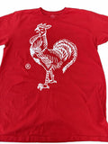 Sriracha Rooster Graphic T-Shirt Red L