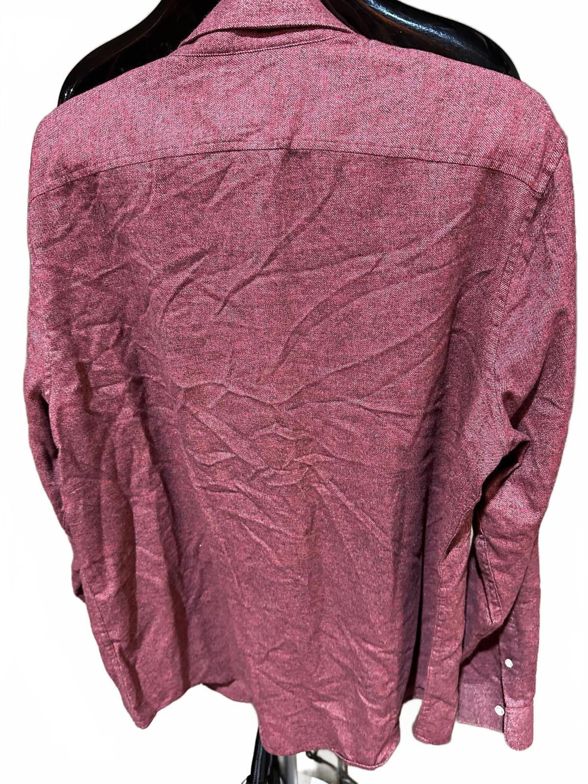 Original Penguin Red Heather Button-Down XL