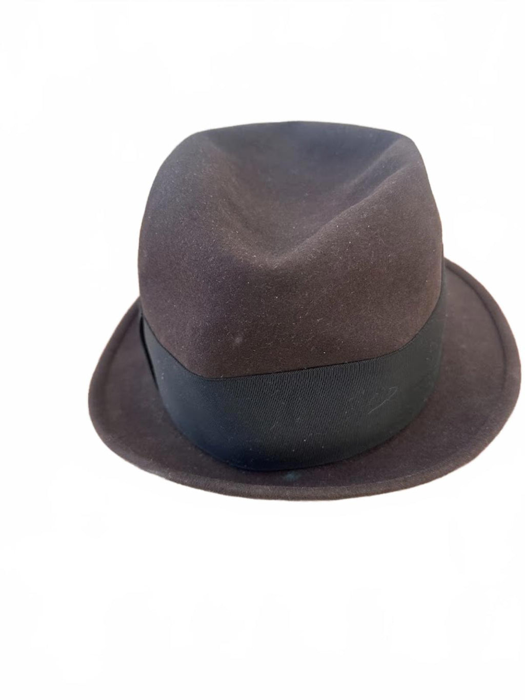 Stetson 714 Brown Fur Felt Fedora USA