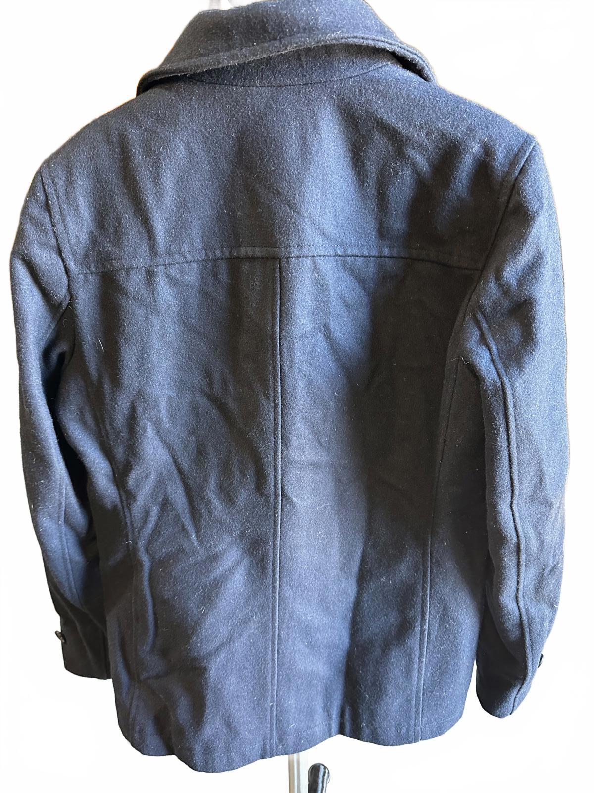 GAP Navy Wool Peacoat Men’s M Quilted Lined Jacket