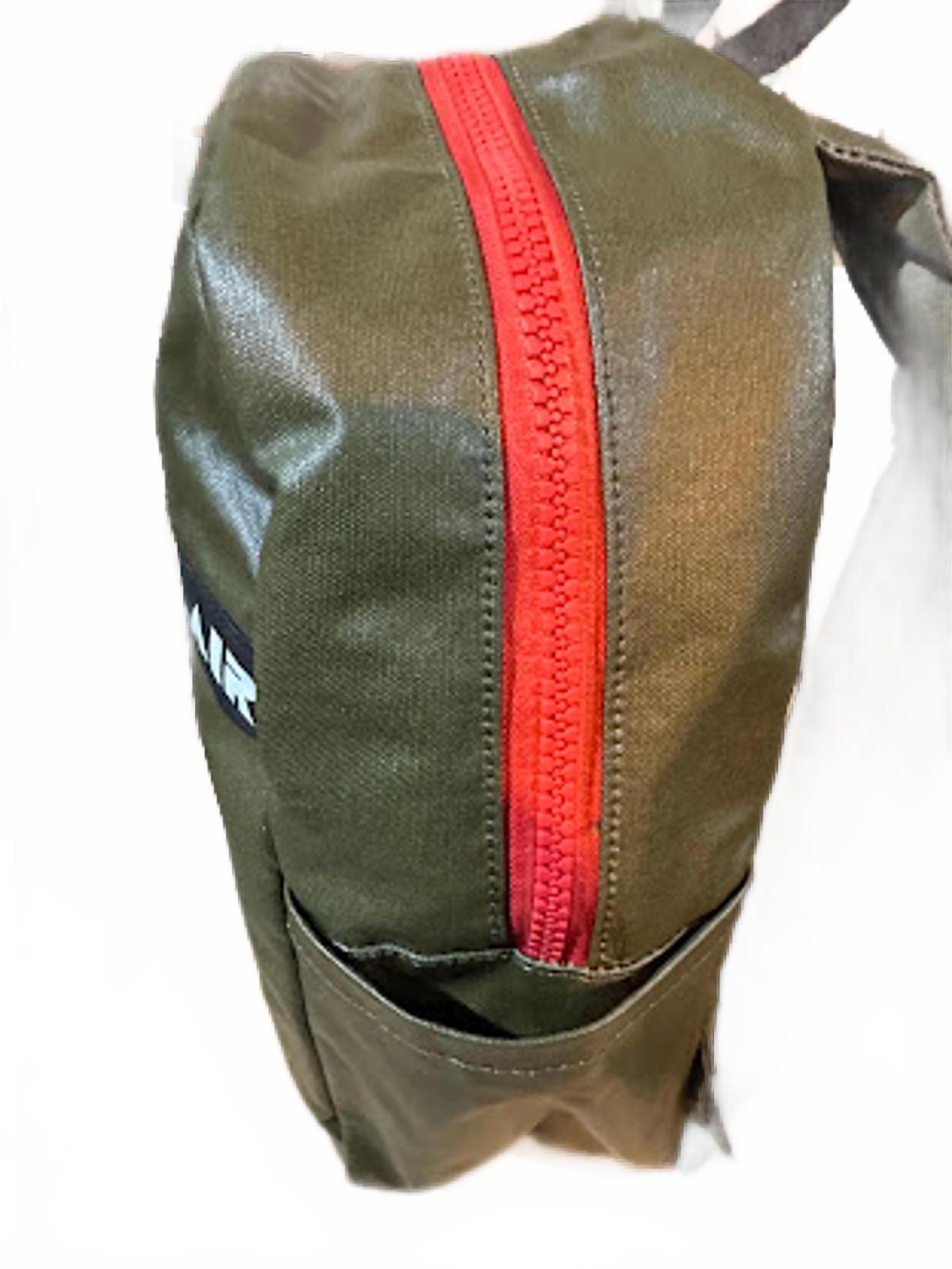 Airwalk Backpack Green Red Zip 14”