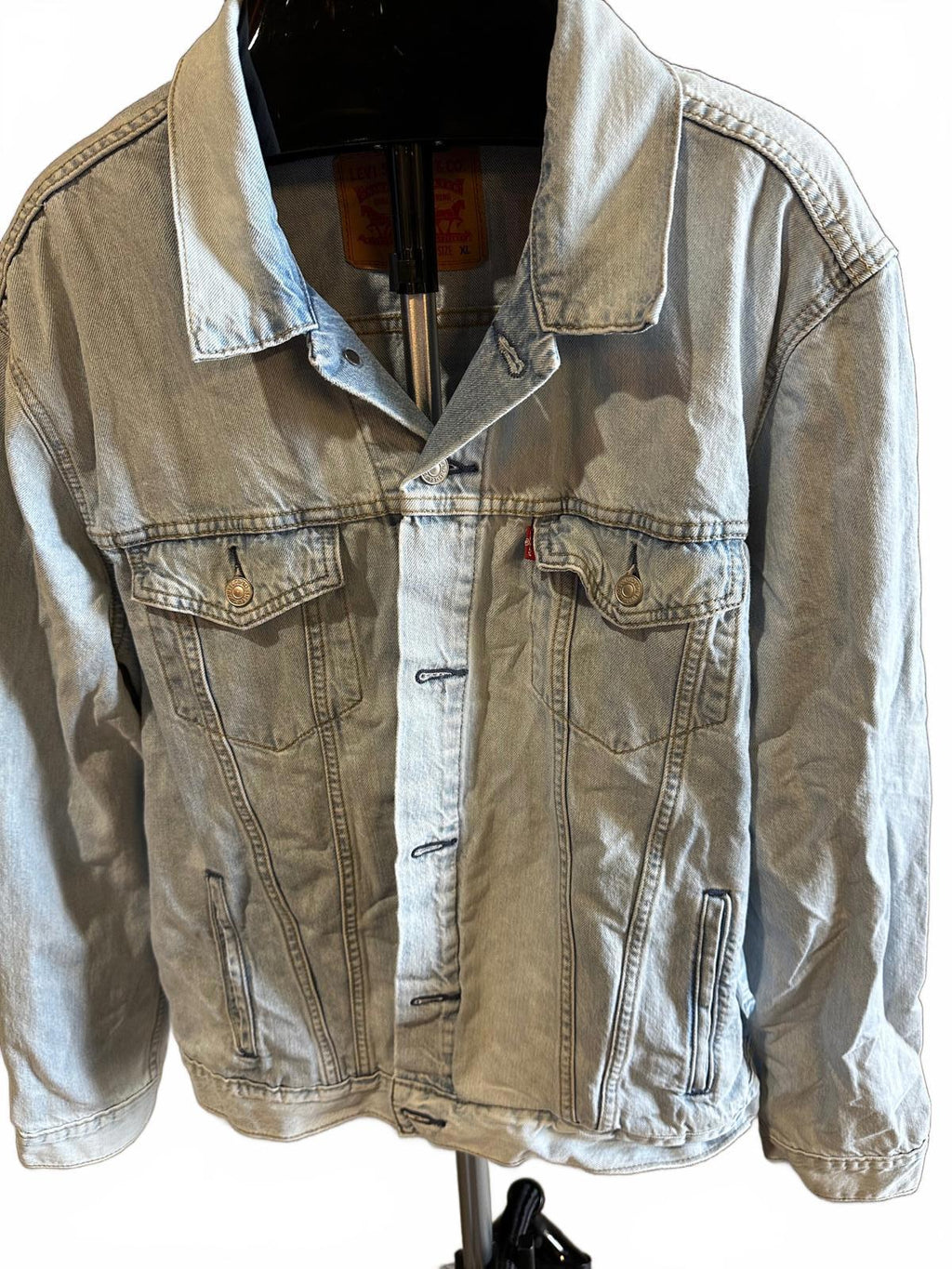 Levi’s Light Wash Denim Trucker Jacket XL (Type III Style)